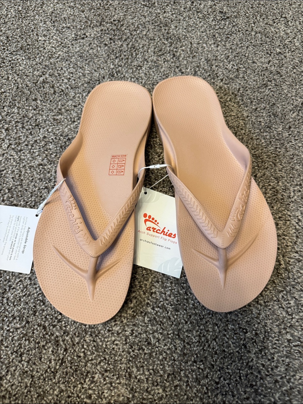 Vionic Women’s Nude Supportive Flip Flop Sandals